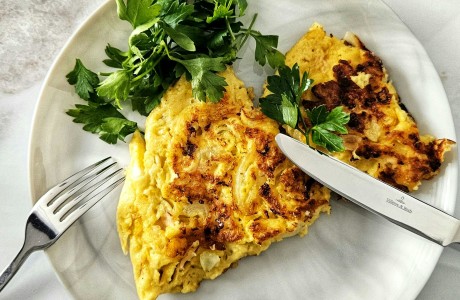 Basque+cuisine+tortilla+de+ bacalao+salted+cod+omelette